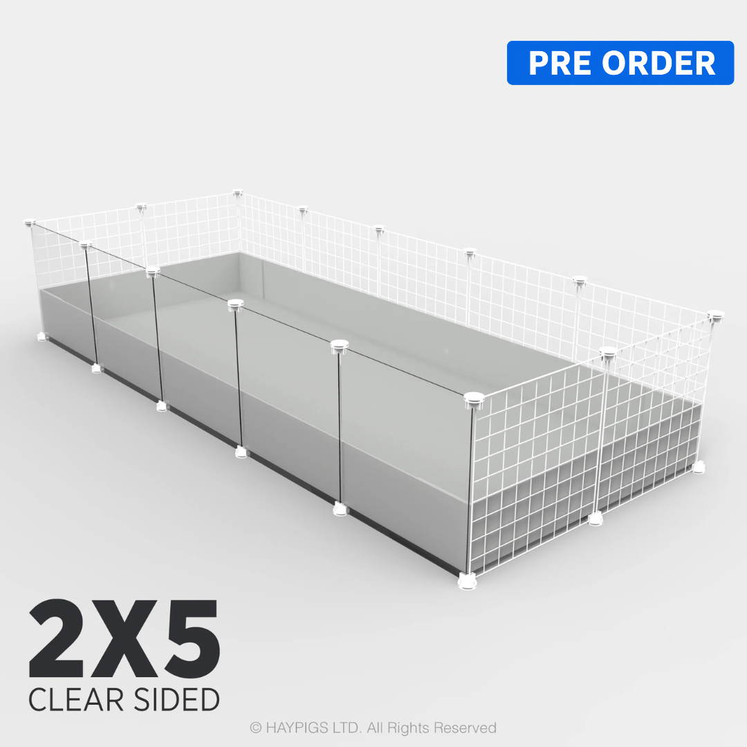 2x5 Ozzy Cage Grey Clear