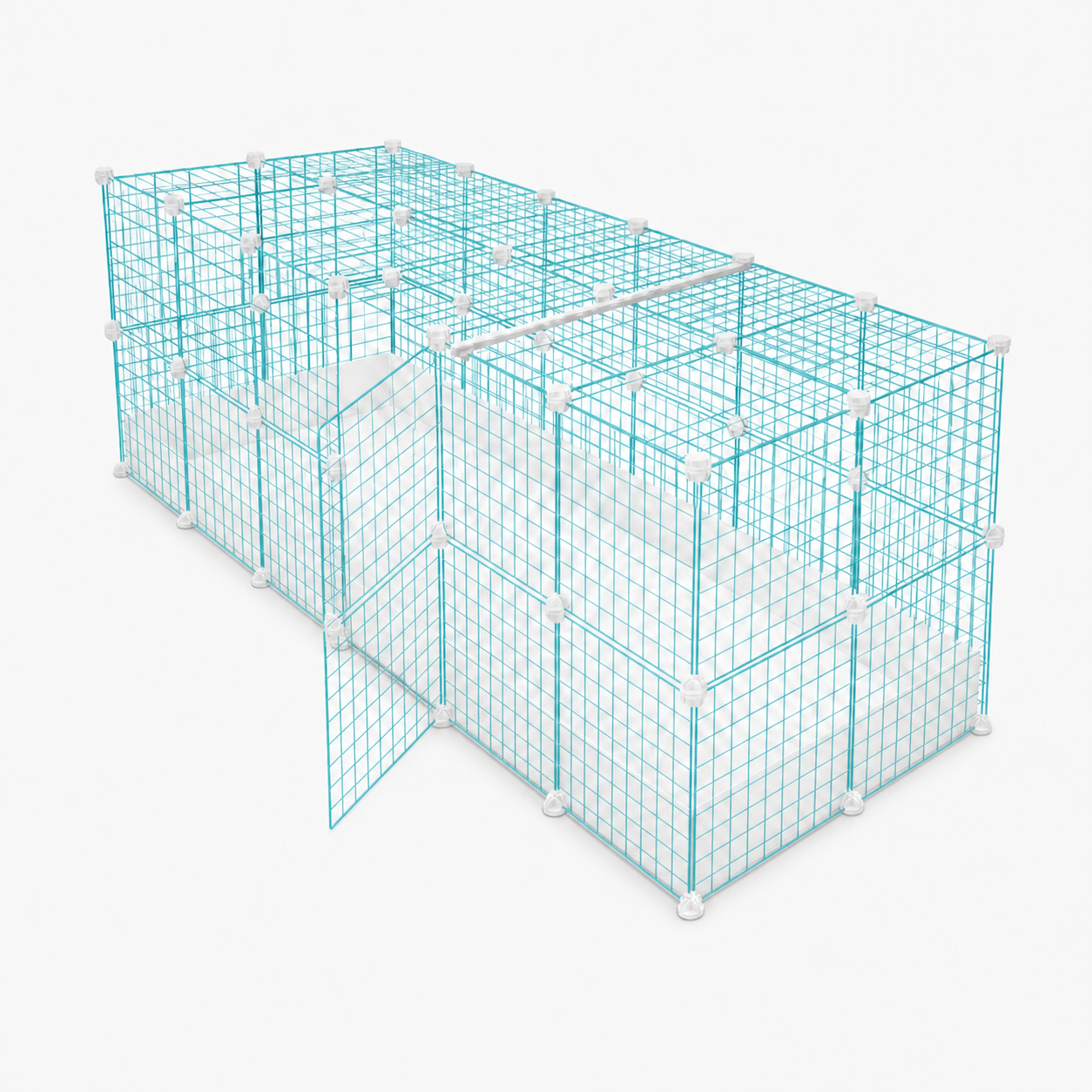 2 x 5 Ozzy Indoor Rabbit Cage with Lid