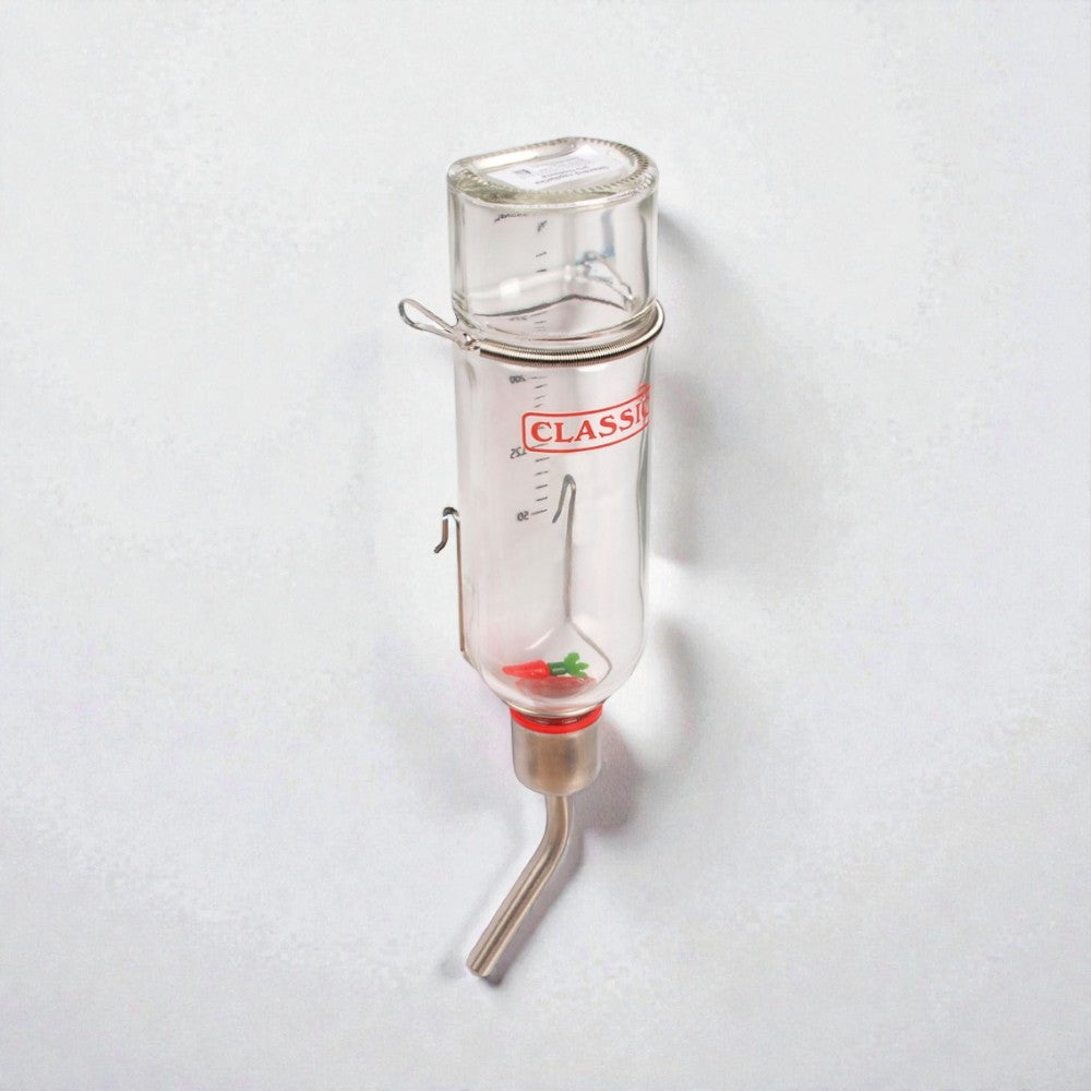 Classic Glass Drinking Bottle 350ml (Small)