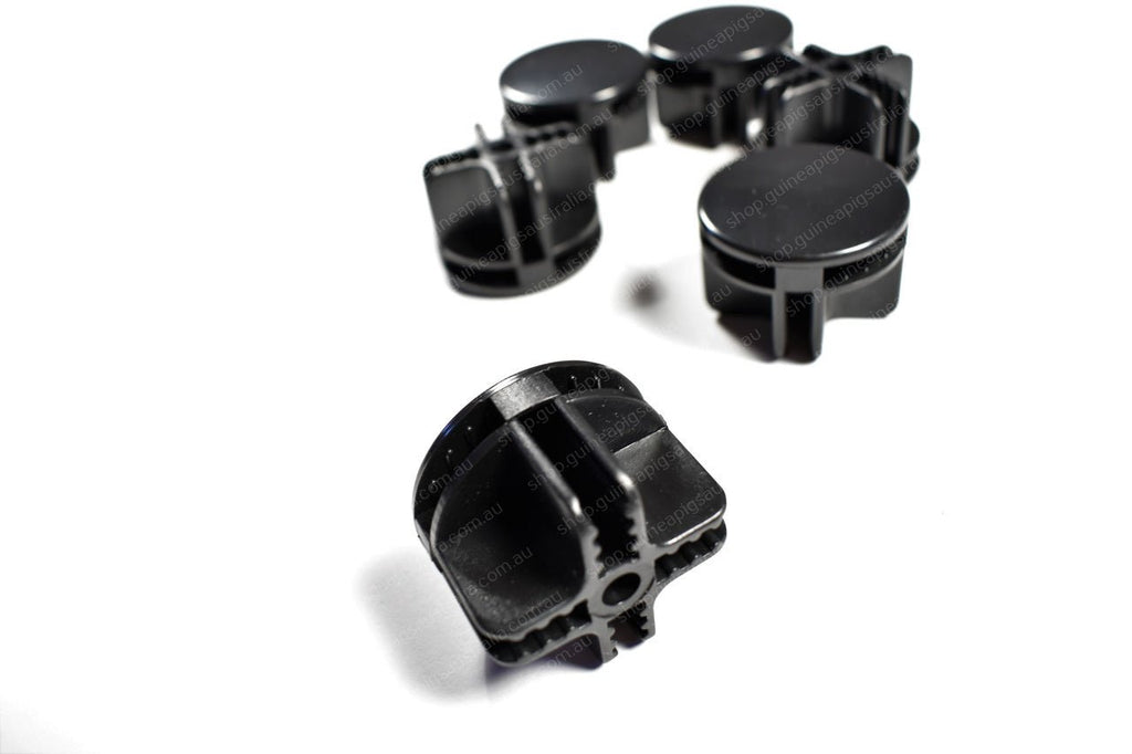 Connectors for Grids 6 Pack - Black