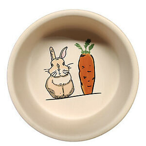 Frost Rabbit & Carrot Ceramic Bowl - 13.5cm
