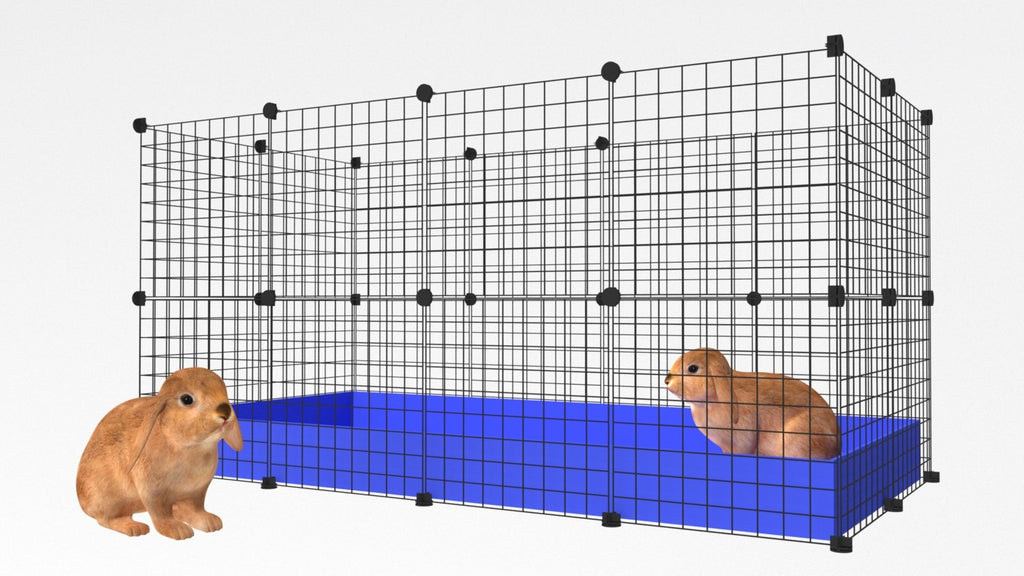 2 x 4 Indoor Rabbit Enclosure - Guinea Pigs Australia